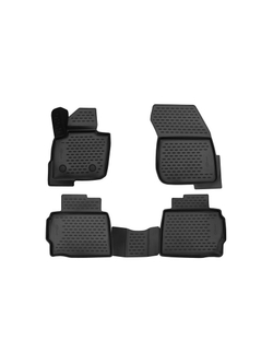 Коврики в салон для FORD Mondeo (V, Vr), 2014-, 4 шт. (Повышенная устойчивость, повышенная износостойкость) FORMAT.3D.16.66.210K