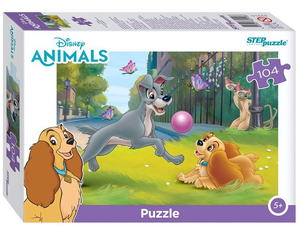 Пазл 104эл. "Зверята Дисней" (Disney) (Степ пазл)