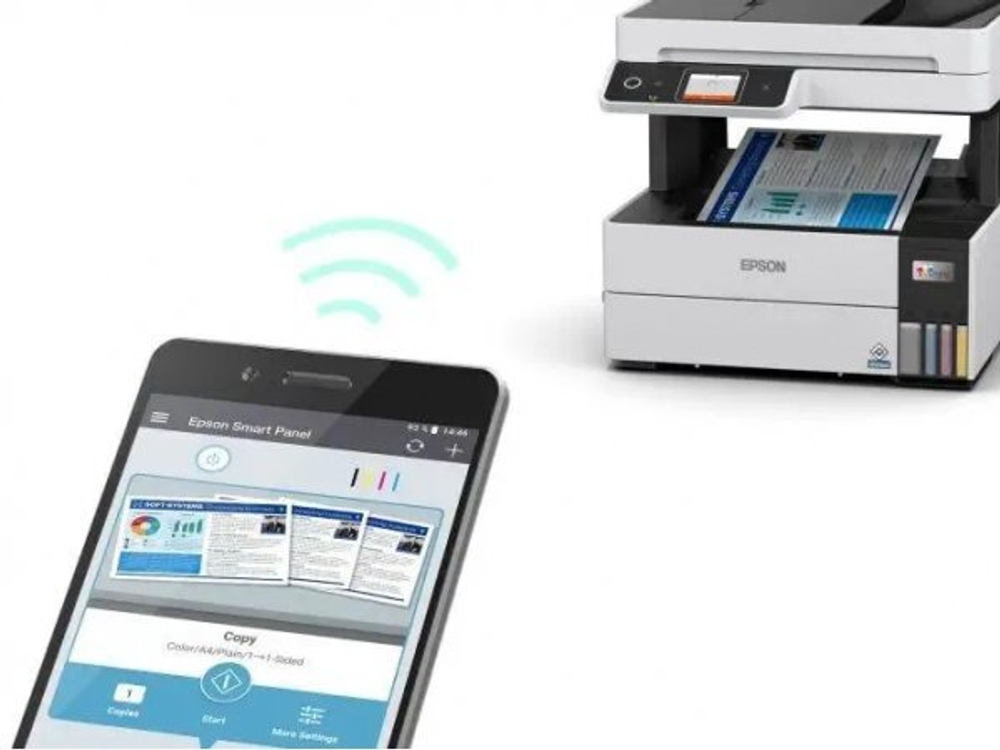 МФУ цветное струйное Epson L6490 [C11CJ88405]