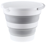 Ведро ФЛЕКС 5 л складное, носик для слива, отверстие для подвешивания, материал- полипропилен, ТЭП М2414