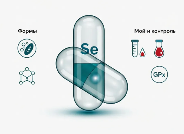 Селен без сложностей: как выбрать форму, дозу и безопасно контролировать уровень