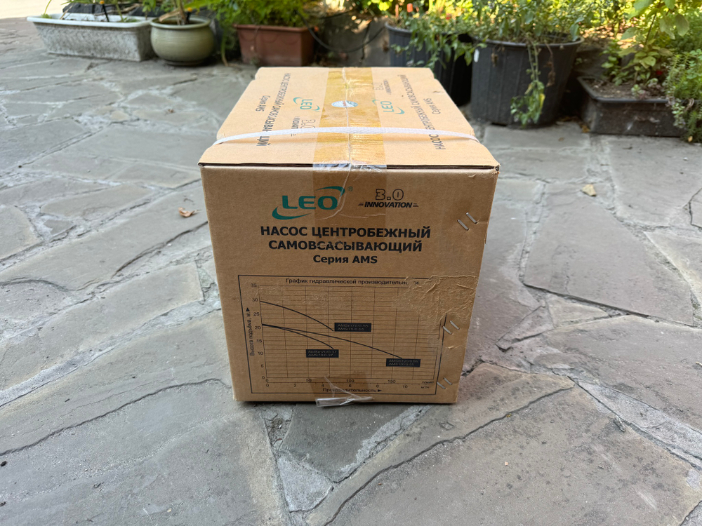 Самовсасывающий одноступенчатый насос LEO AMSm70/0.37
