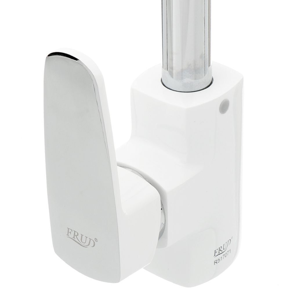 Смеситель для кухни, Frud, с картриджем, бел, R40301