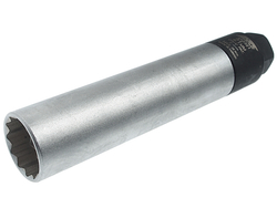 Головка свечная 3/8" 21мм 12-ти гранная с фиксированным усилием затяжки JTC