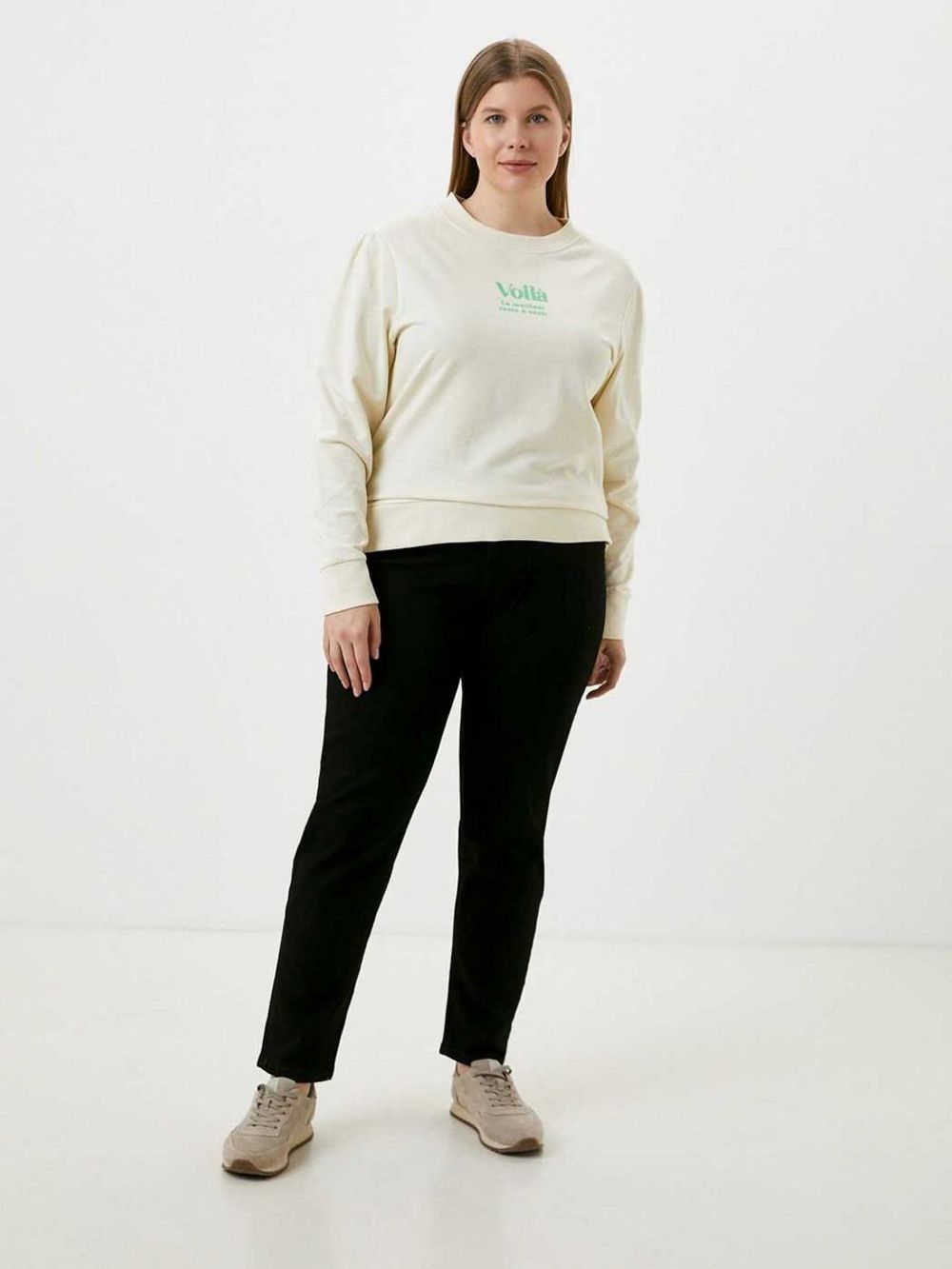 Джинсы на резинке больших размеров