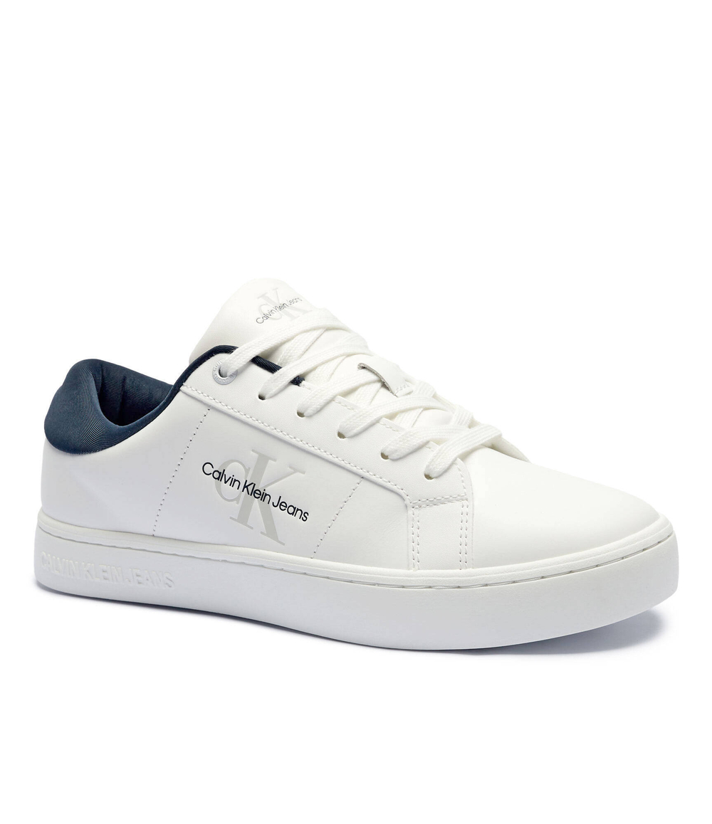 Кожаные кроссовки Calvin Klein Jeans - белый(YM0YM00864)