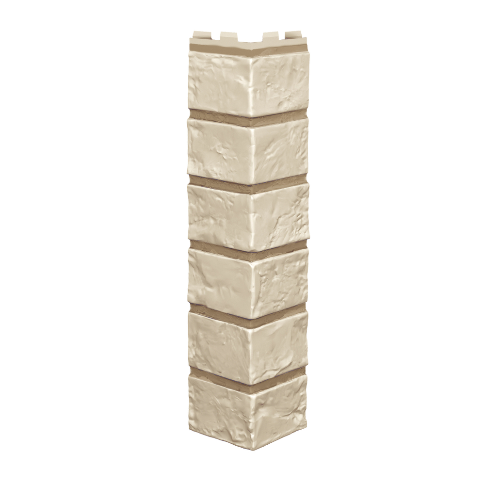 Угол наружный Vilo Brick IVORY с фугой