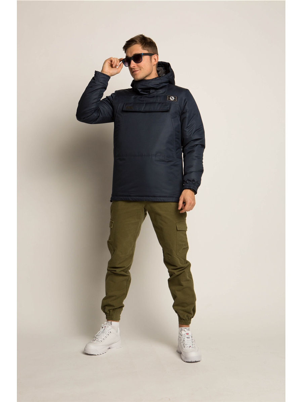 Анорак зимний мужской Город Горький темно-синий