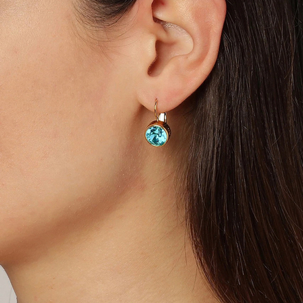 Серьги Dyrberg Kern LOUISE SG AQUA 420015 BL/G