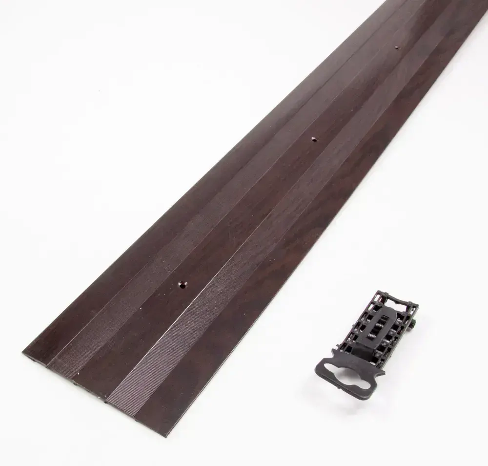 Порог алюминиевый прямой Венге 100мм х 1,35м