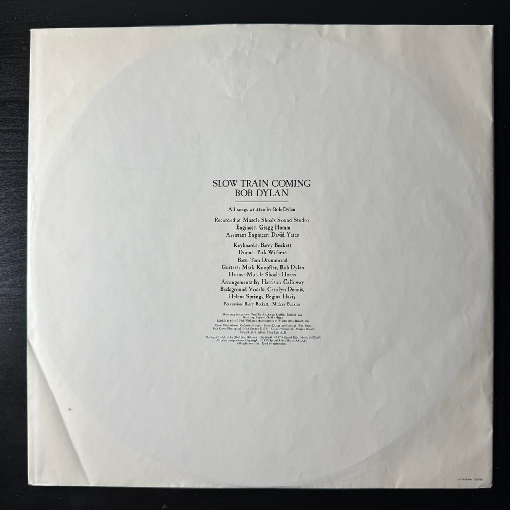 Bob Dylan ‎– Slow Train Coming (Голландия 1979г.)