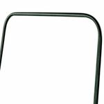 Лопата снеговая СКРЕПЕР 58х48 см пластиковый ЧЕРНЫЙ, алюминиевая планка, рукоятка 120 см, прочный, ГРАНДМАСТЕР, 700343