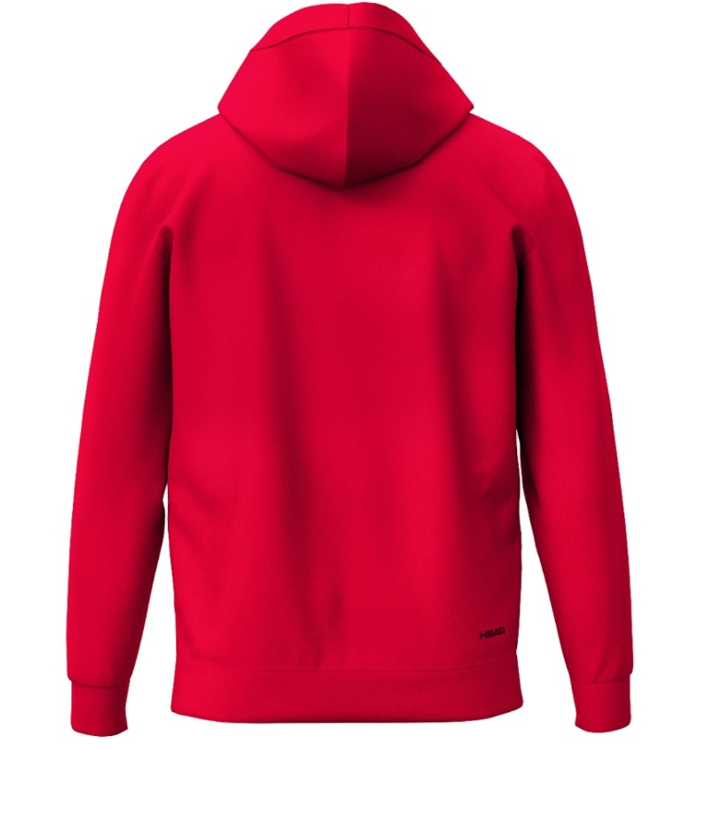 Мужская теннисная кофта Head Club Original Hoodie - красный