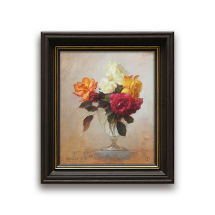 Розы в бокале