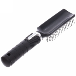 Расчески в наборе 3шт и зеркало в коробке «Beauty Home», цвет черный, 23,5*11*8см