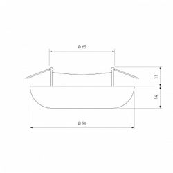 Встраиваемый светильник Elektrostandard  2201 MR16