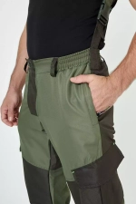 Демисезонный мужской костюм Onerus Горный -5 (Таслан,Флис) Тёмный хаки