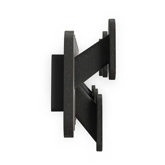 Вешалка настенная tempo, 6 крючков, черная