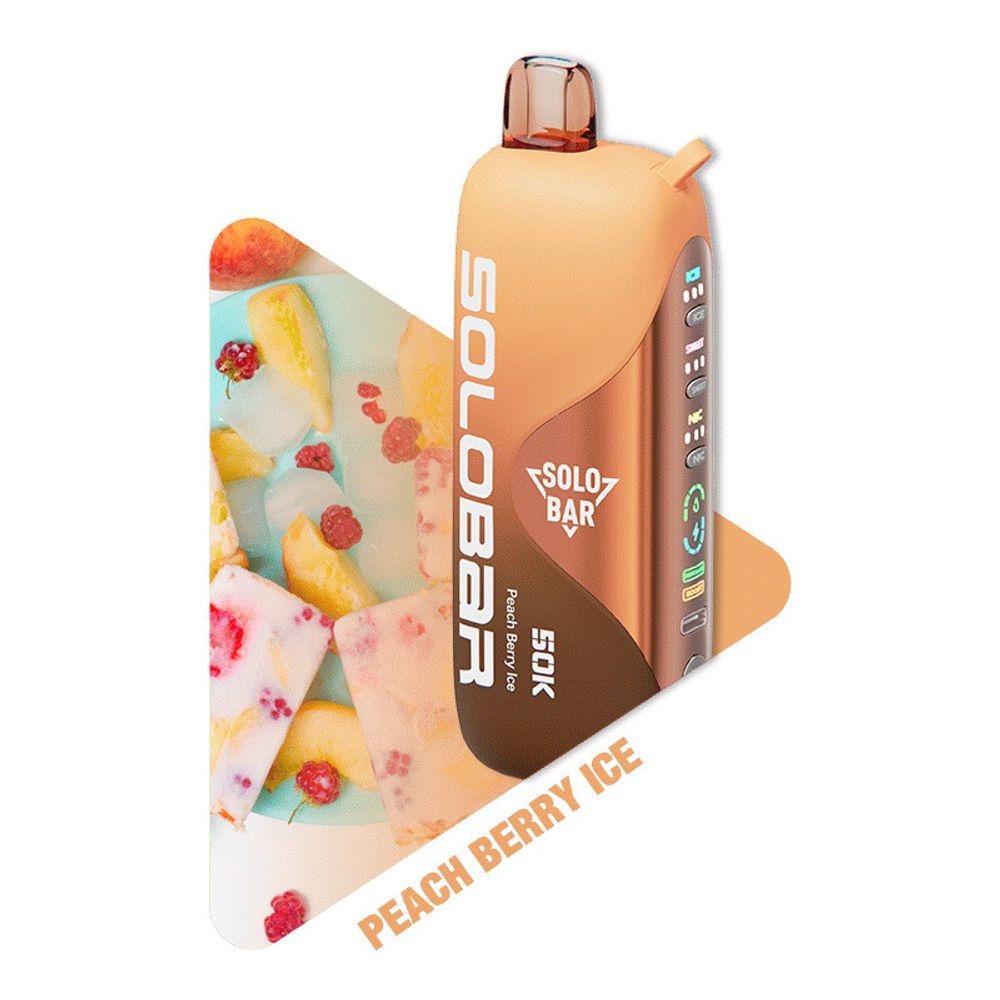 SOLOBAR Vanguard 50K - Peach Berry Ice (5% nic)