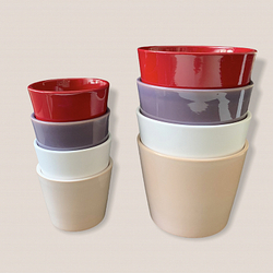 Кашпо Даллас 7х6 красный