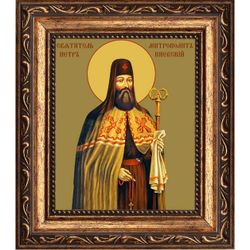 Петр (Могила), Святитель митрополит Киевский. Икона на холсте.