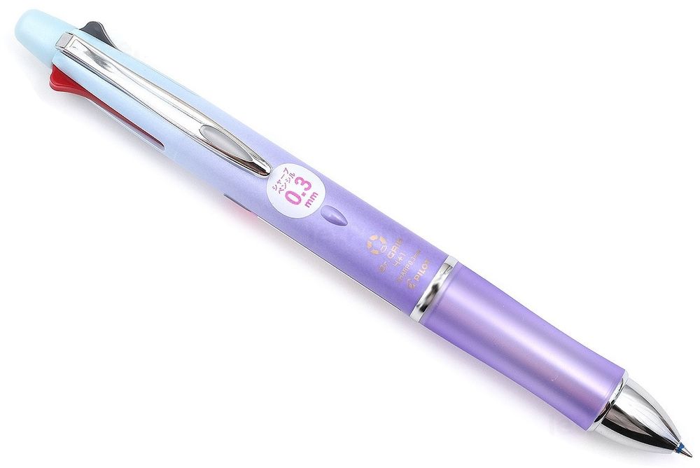 Мультиручка Pilot Dr.Grip 4+1 Gradient Lavender (стержни 0,5 мм + карандаш 0,3 мм)