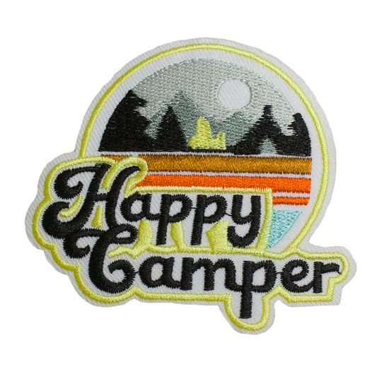 Нашивка на рюкзак и на одежду. Happy Camper