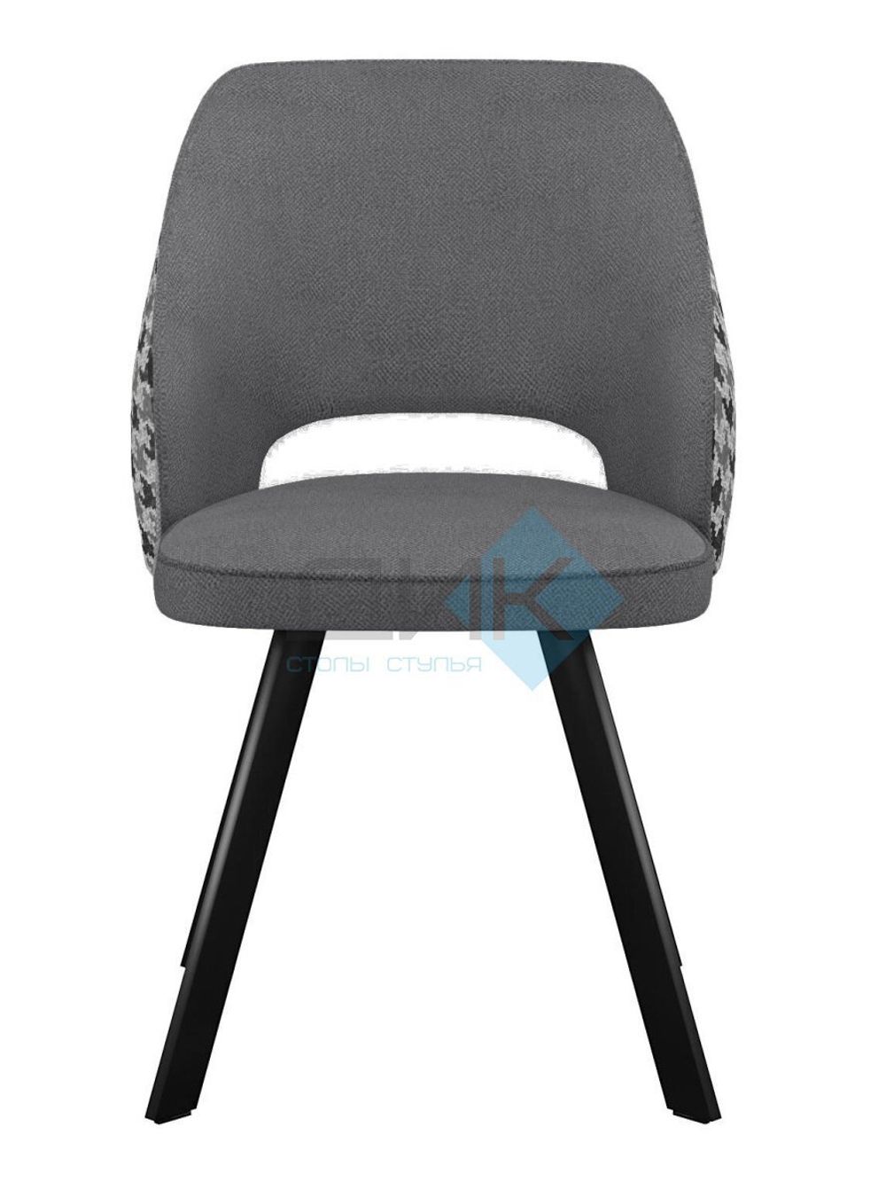 Стул DikLine 274 поворотный опоры чёрные