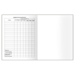 Дневник 1-11 кл. 40л. на скобе BG "Белый"