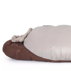 Мешок спальный Naturehike SnowBird, 205х80 см, L (980G), (правый) (ТК: -7°C), серый/коричневый