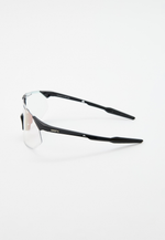 Спортивные очки 100% HYPERCRAFT SQ Gloss Black - Purple Flash Mirror Photochromic Lens