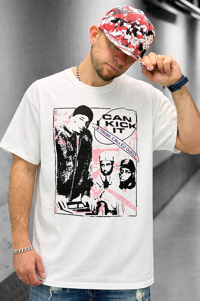 Футболка A Tribe Called Quest - Can I Kick It (white edition)