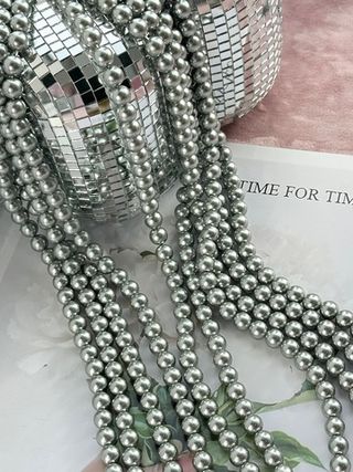 "Жемчуг круглый" 8мм, "Майорка. Имитация" (нить)