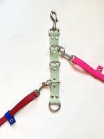 Ринговка для груминга Удлинитель для груминг стола, перестежка для ринговки из биотана 30 см , 25 мм оливковый