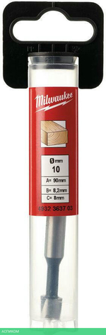 Сверло Milwaukee Forstner 10x50/90мм (4932363703)