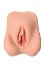 Мастурбатор-вагина без вибрации Adarashi 2 с двойным слоем материала (Цвет: телесный)