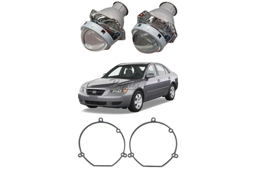 Готовый комплект для замены штатных линз Hyundai Sonata 5 NF 2004-2010