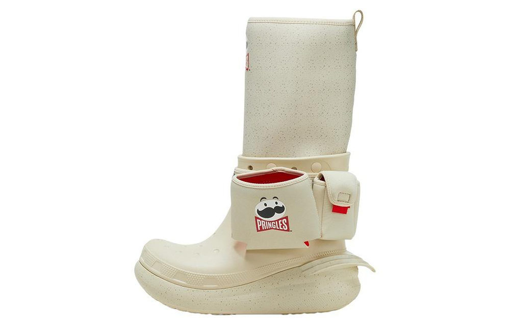 Crocs X Pringles Boots "White Red"