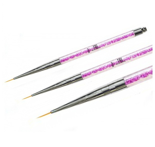 TNL Кисть для рисования - 00 (с сиреневыми кристаллами)