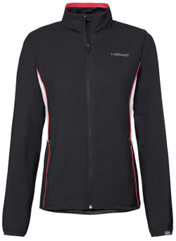 Кофта для девочки теннисная  Head Club Jacket - black
