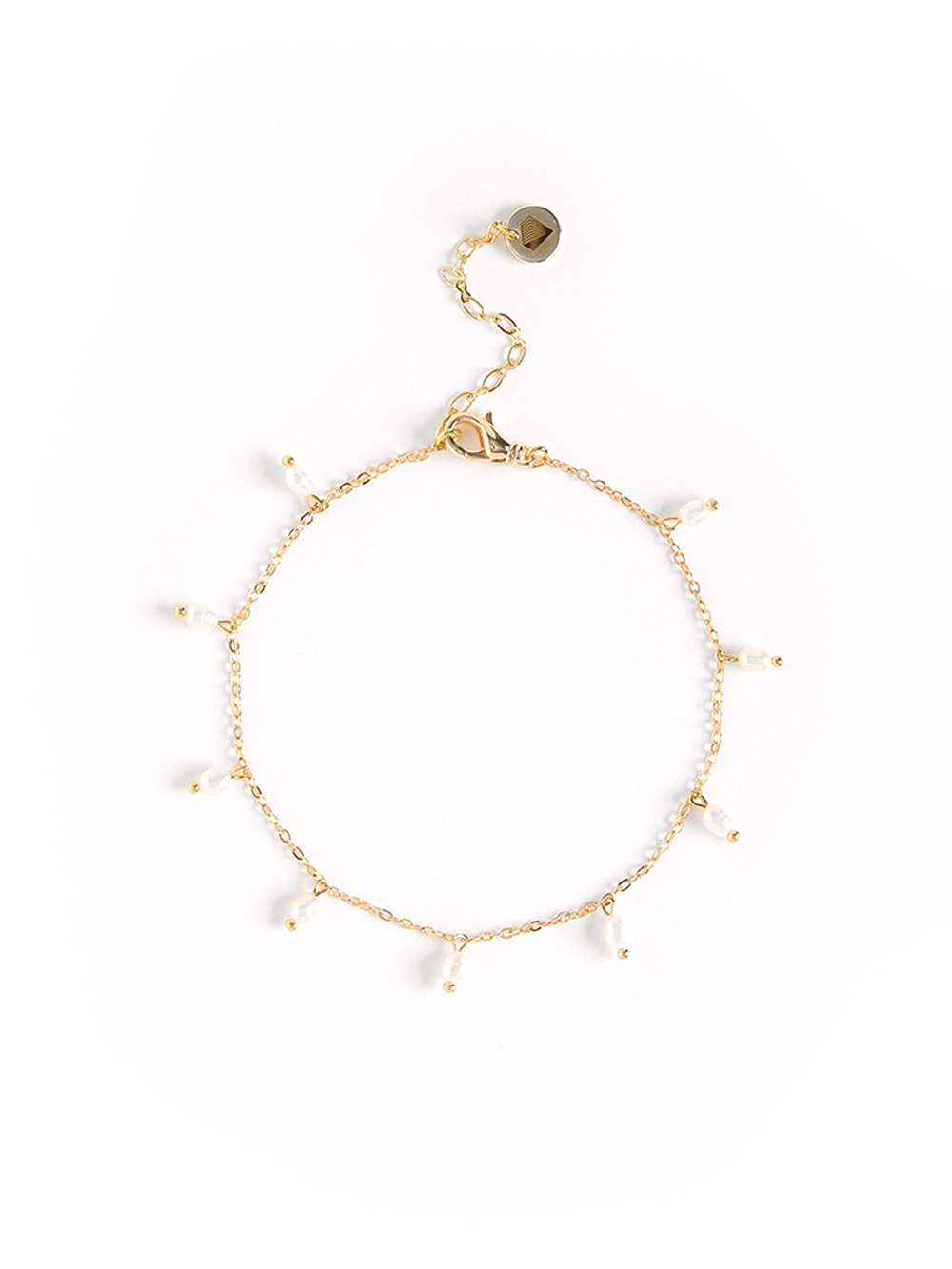 Анклет "Sense" с жемчугом Gold