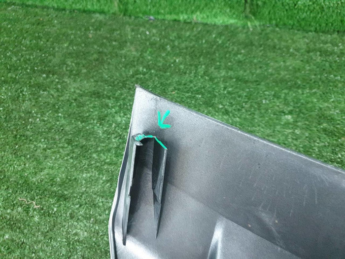 Накладка юбки заднего бампера Kia Rio 4 X (2020-н.в.)