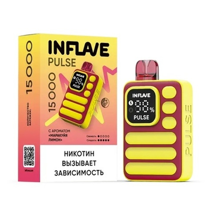 Inflave Pulse Маракуйя лимон 15000 затяжек 20мг (2%)