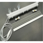 Римская штора Ecobella арт. Efes col. 117 с декоративным бордюром Te-Xo и карнизом