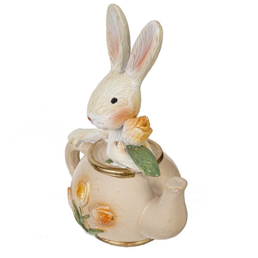 GAEM Фигурка декоративная "Заяц в чайнике", L8 W5 H10 см