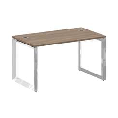 Onix Direct Lux Стол руководителя О-обр. м/к M-O.MO-SRR-3.8 Дуб Аризона/Нержавеющая Сталь/Хром 1380*