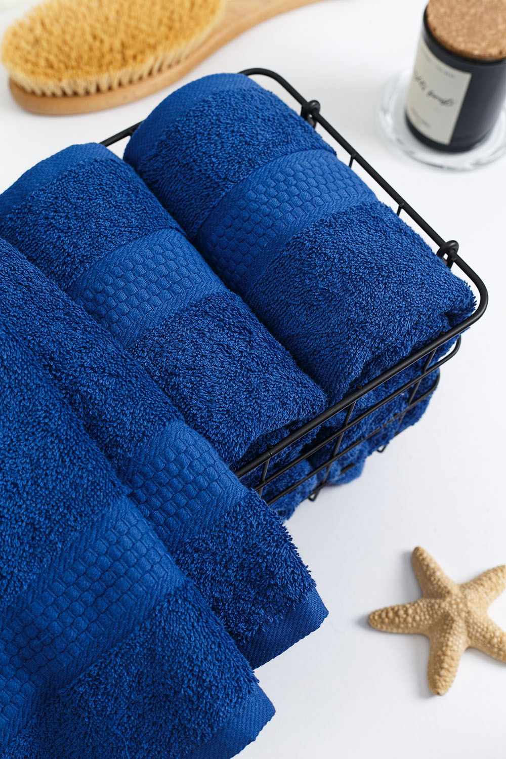 Полотенце махровое, г/к, 40х70, арт. 40-70 BS, 460 гр/м2, цвет: 706-ярко-синий,