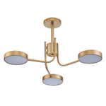 Светодиодный светильник на штанге 26Вт, 3600 Лм, 3500-6500К, Ra>80, металл/пластик/акрил, шампань