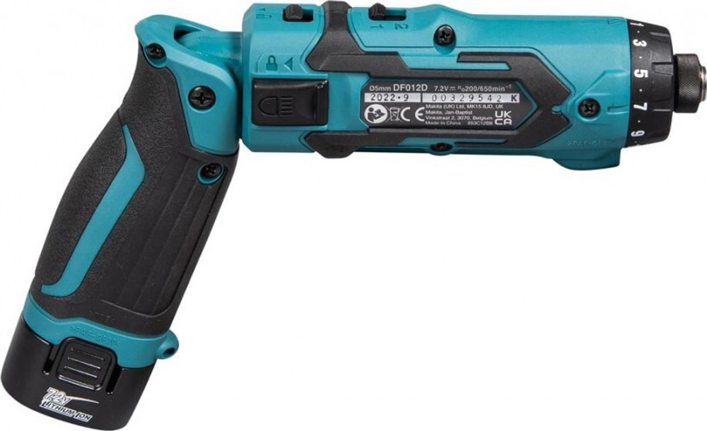 Аккумуляторный шуруповерт MAKITA DF012DSE