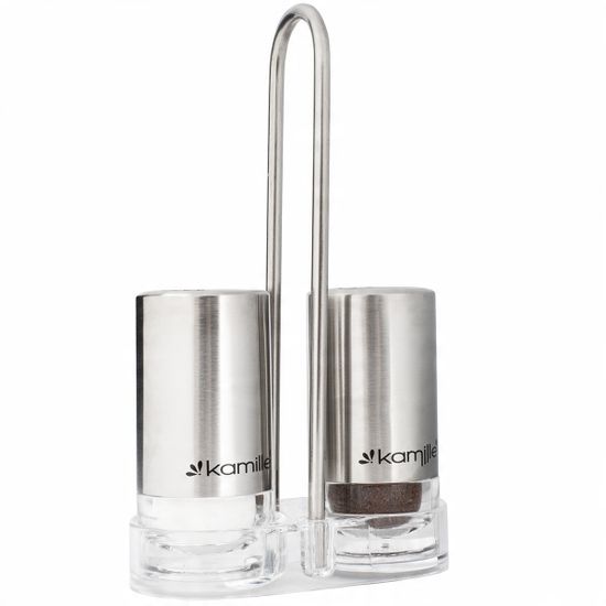 Набор для специй Kamille KM 7054 перечница и солонка на подставке